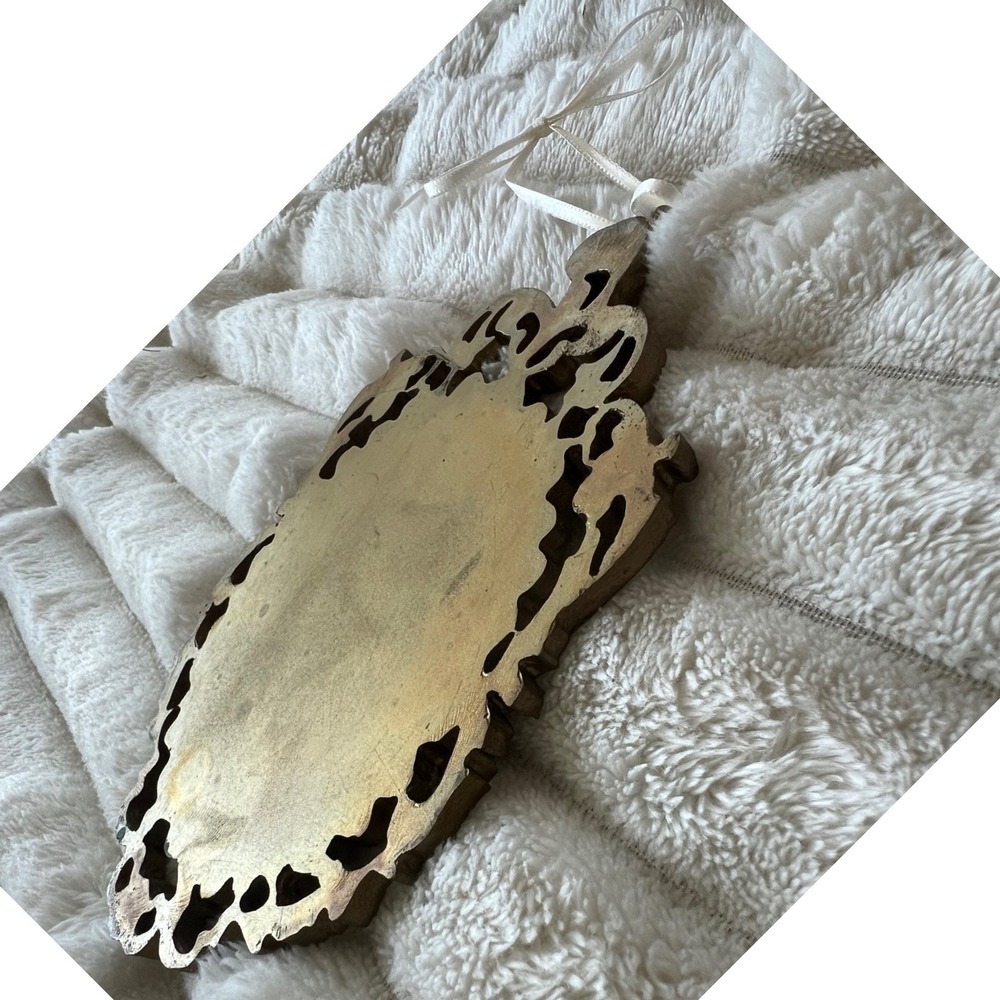 Press For Champagne Ornament Gold Ornate Baroque Style Decorative Wall Hanging - Picture 7 of 7